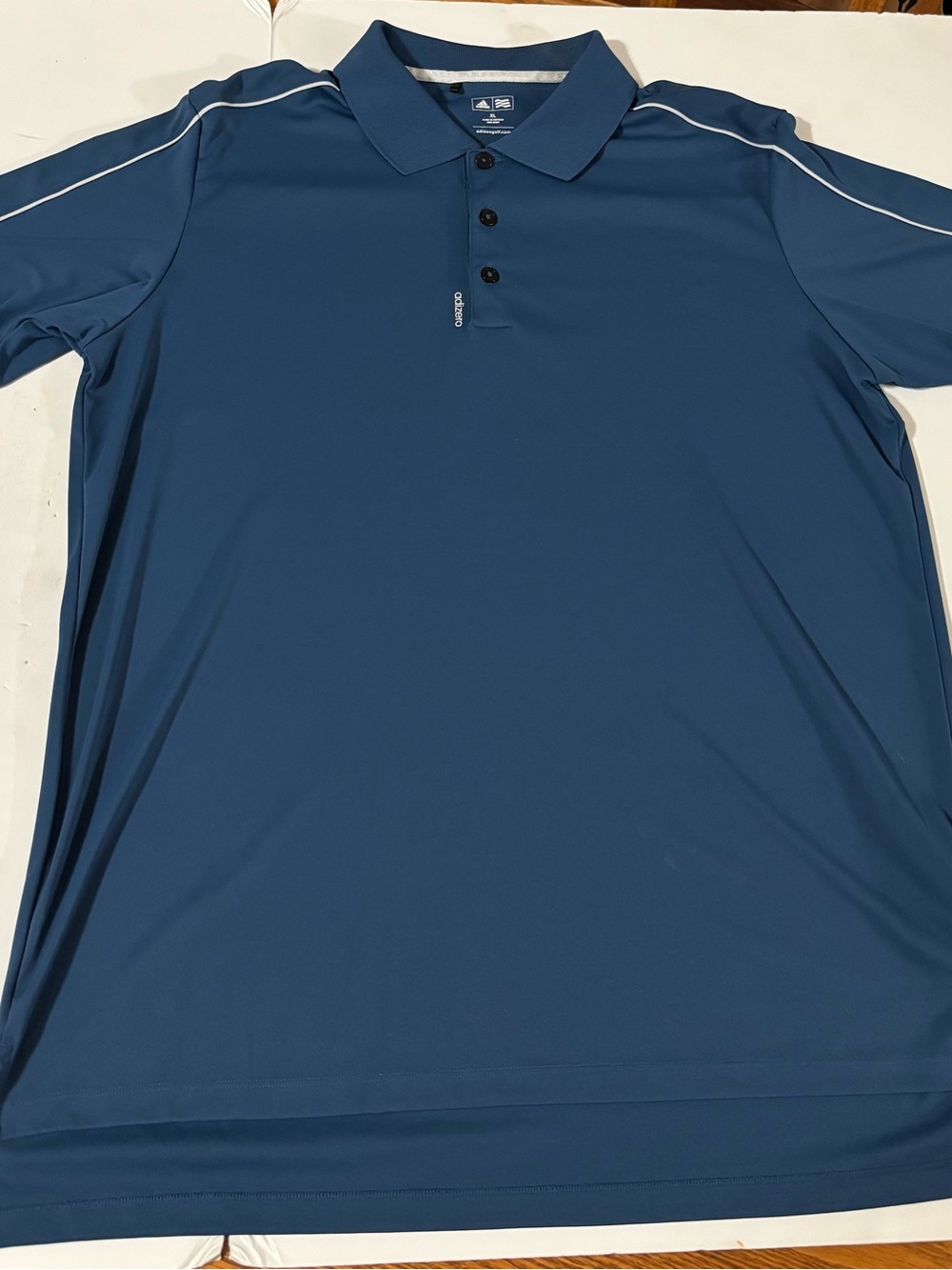 Adidas Men’s Blue Performance Polo Shirt